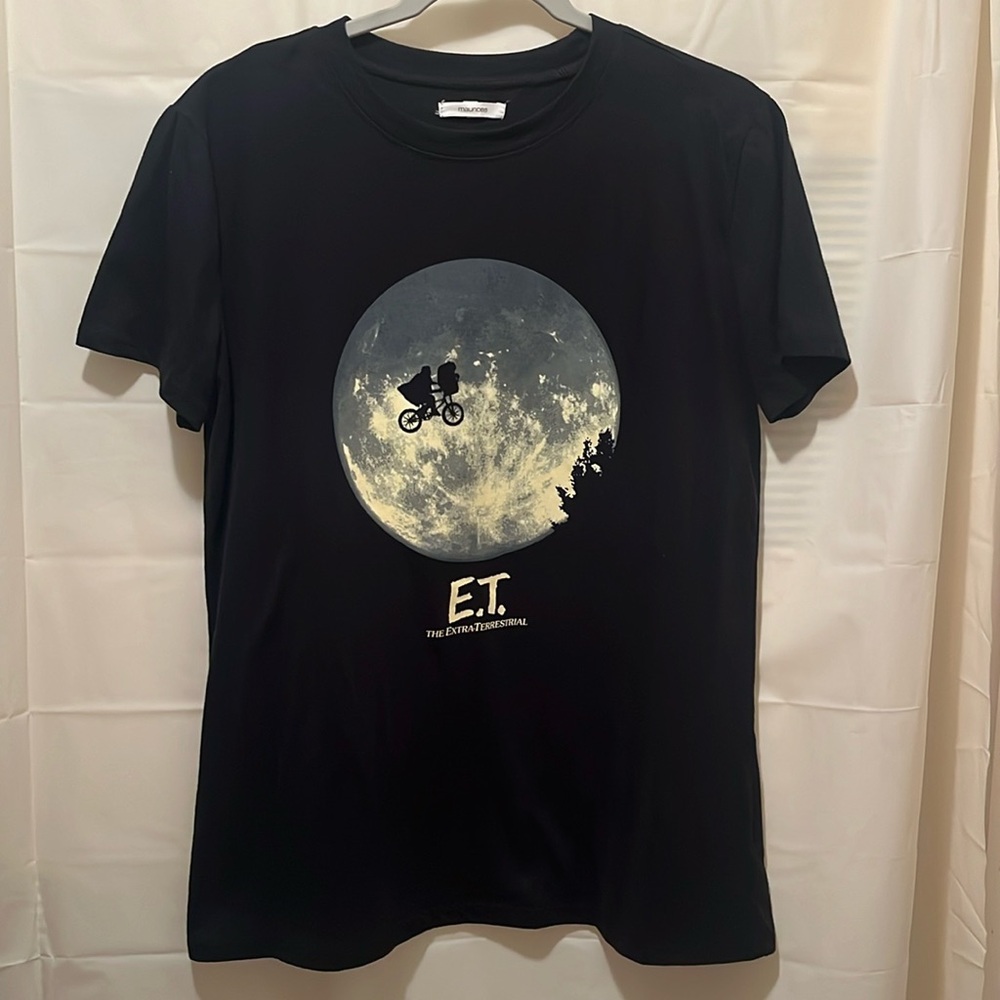 E.T. Shirt from Maurice’s, size small, black.